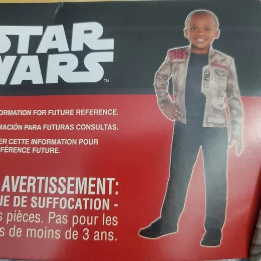 Star Wars The Force Awakens Costume - Finn Boys Youth Size Small (4-6)